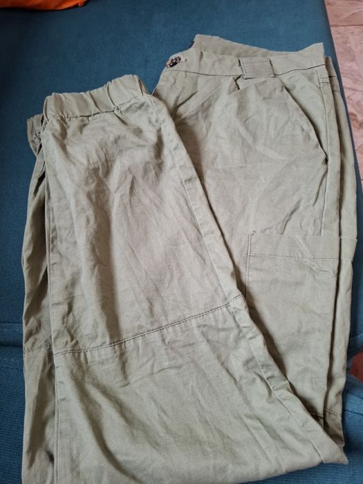 Spodnie, bomberki sinsay, khaki