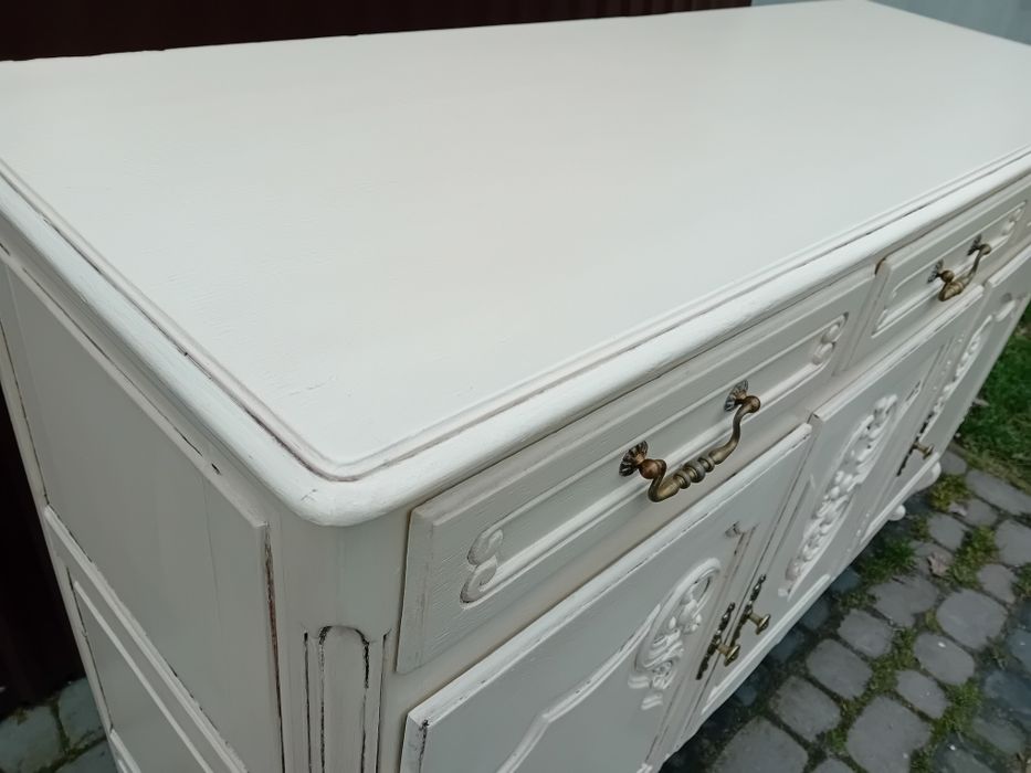 Komoda ludwikowska Shabby Chic 150cm