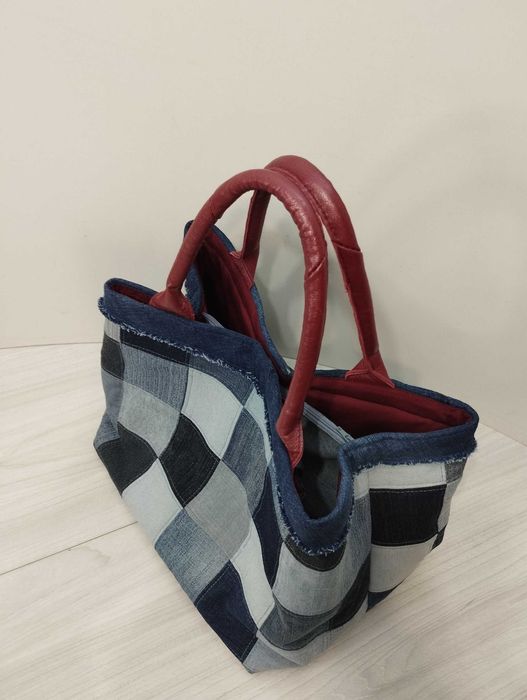 Джинсова сумка, ручна робота