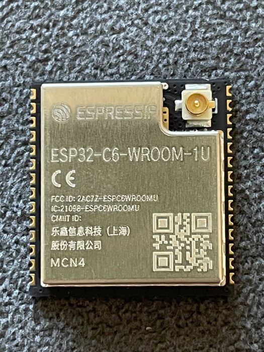 esp32-c6-WROOM-1U-N4 4mb flash