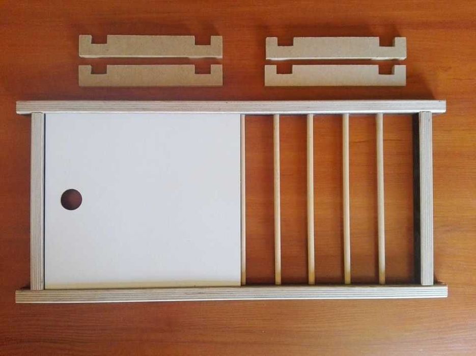 Fronty, zawieszane ramki, sklejka 60x28