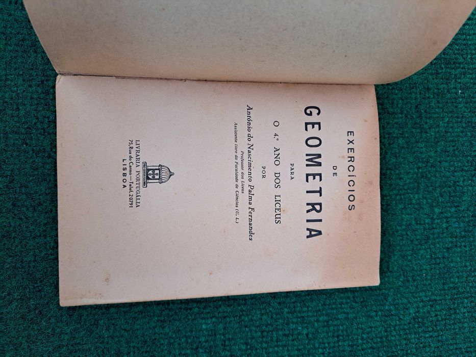 Exercícios de Geometria para o 4.° Ano (1939) - Palma Fernandes