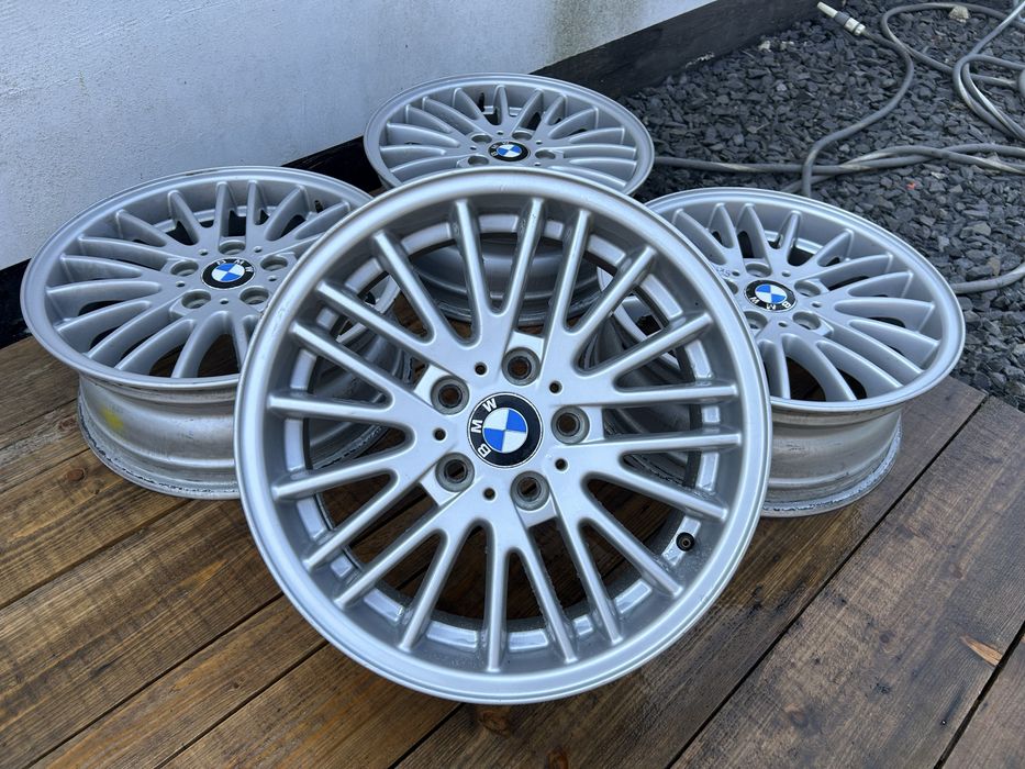 (F50) ALUFELGI 17” 5x120 BMW 7J ET39 ( E46 E90 E87 F20 F30 F10 E60 X3 itp) oryginał