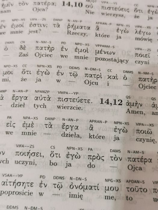 Biblia Grecko-polski Nowy Testament,  wydanie interlinearne. Prymasowska Seria Biblijna. Vocatio