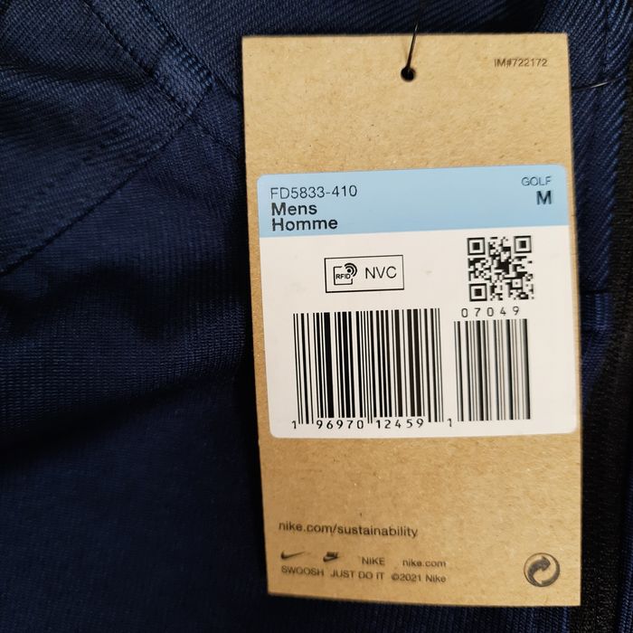 Nike Tour чоловічі Dri-FIT ADV 1/2-Zip для гольфу Top FD5833-410