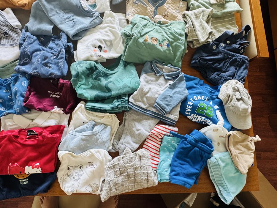 Lote roupa menino 1-6 meses
