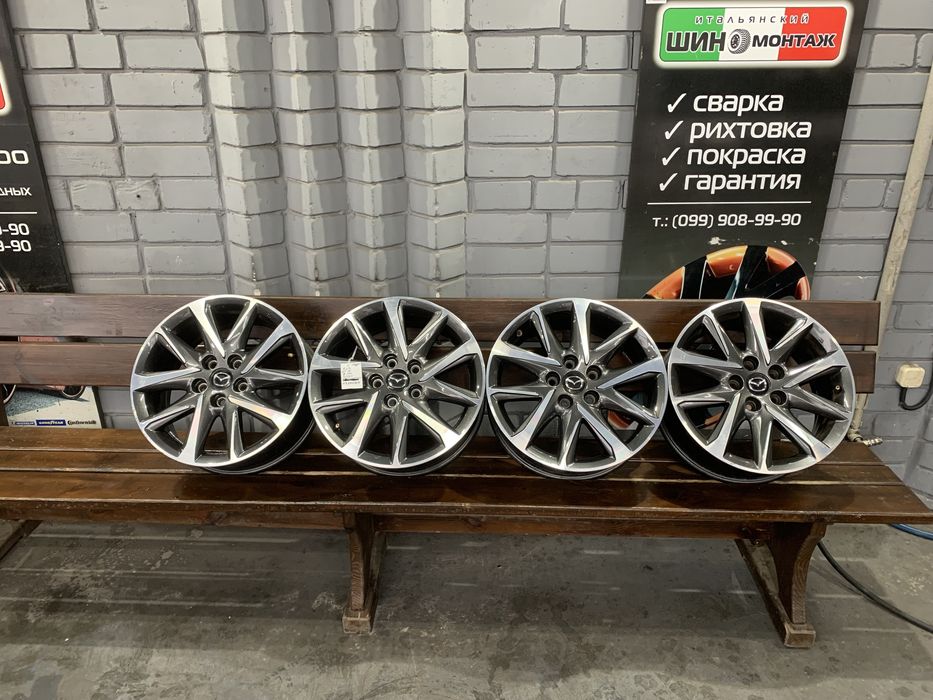 99 Оригинальные литые диски Mazda CX-5 5/114.3 R17 et45
