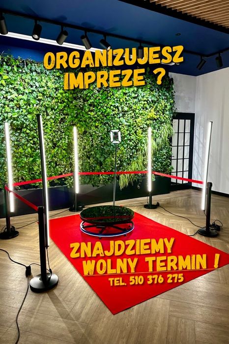 Promocja!  Wynajem Fotobudki 360, idealne na impreze