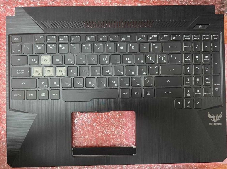 Топкейс для ноутбука Asus TUF Gaming FX505D RGB Backlit