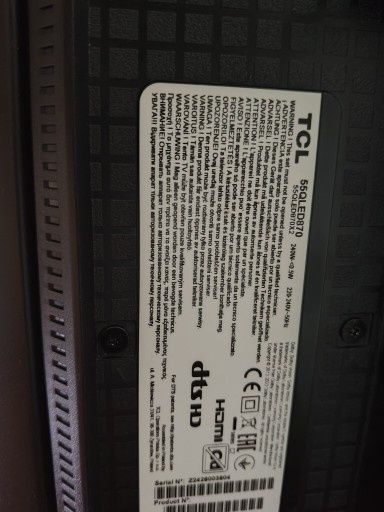 TCL 55QLED870 55-calowy 4K UHD (3840x2160 px)