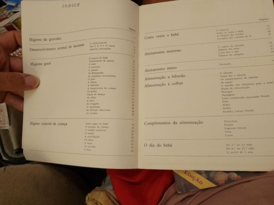 Livro da Nestlé antigo sobre Bébés-1 edição raro-10E-Pau antigo-2E Desde 2E