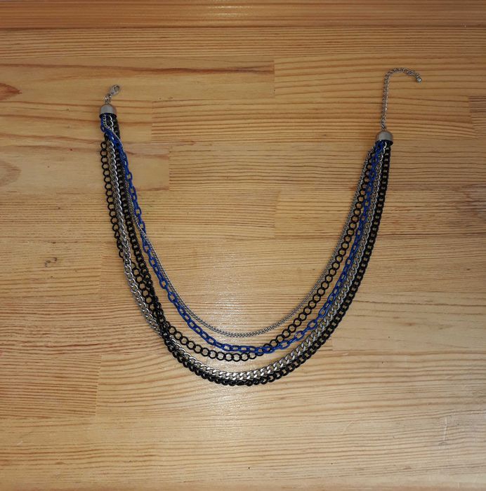 Намисто з ланцюжків, намисто з бірюзою, "око Фатіми"