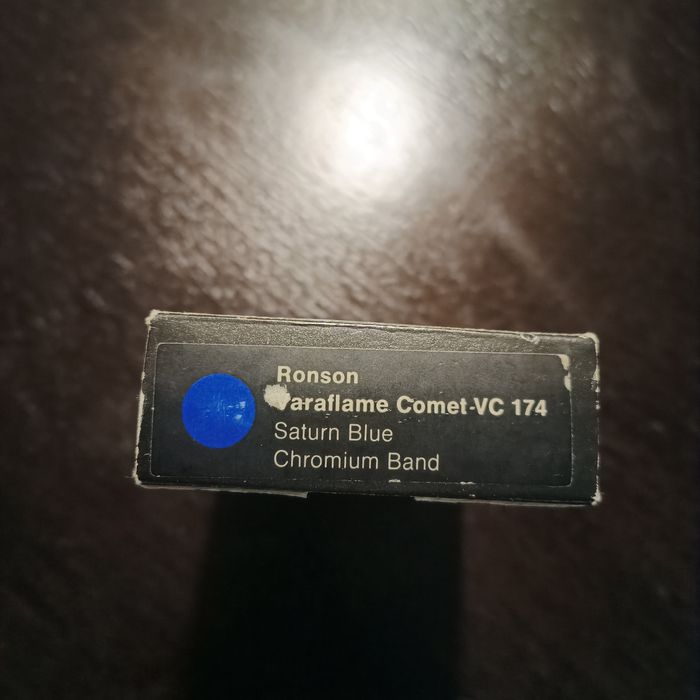 Isqueiro Ronson Comet Saturn Blue novo