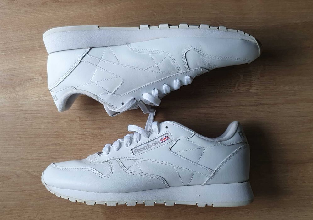Sneakersy męski Reebok classic leather GY0953 stan bdb wkładka 27 cm rozm. 42