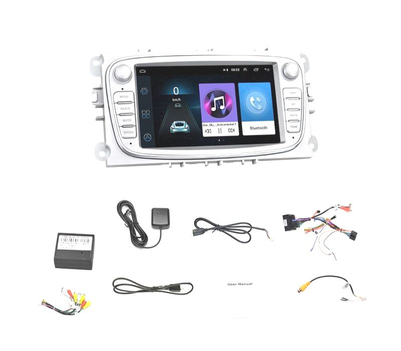 AUTO RÁDIO ANDROID 8.1 2DIN MULTIMEDIA PARA FORD 08-11