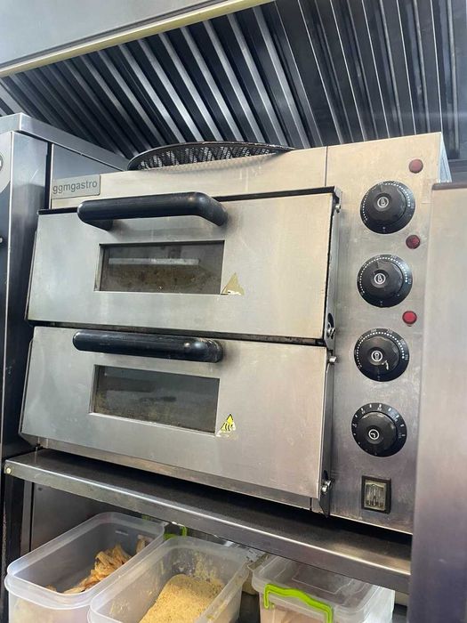 Професійна піч для піци GGM Gastro (двокамерна)
