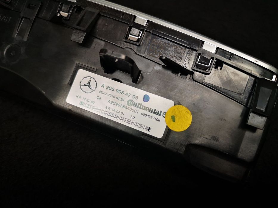 Comando sofagem Interruptores  consola central Mercedes w205 class c 2014- EPC