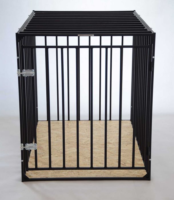 Klatka kennelowa kojec transporter psa mocna wytrzymała skł czarna 4XL