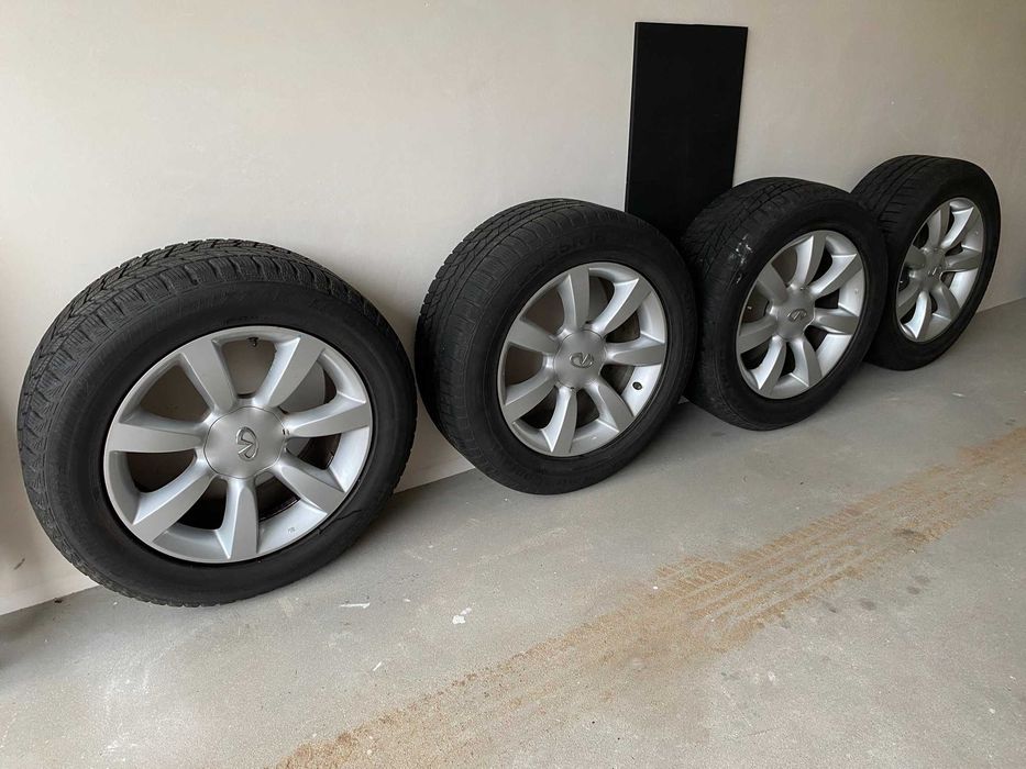 Alufelgi R18 INFINITI FX35 FX45 W SUPER STANIE oraz opony zimowe