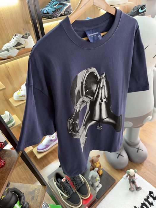 Футболка Cactus Jack x Audemars Piguet Travis Scott Navy Blue Off-White Bape