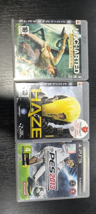 Haze/Uncharted Drakes fortune/Pro evolution soccer 2013 PlayStation 3