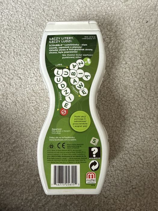 Scrabble łamisłówka gra