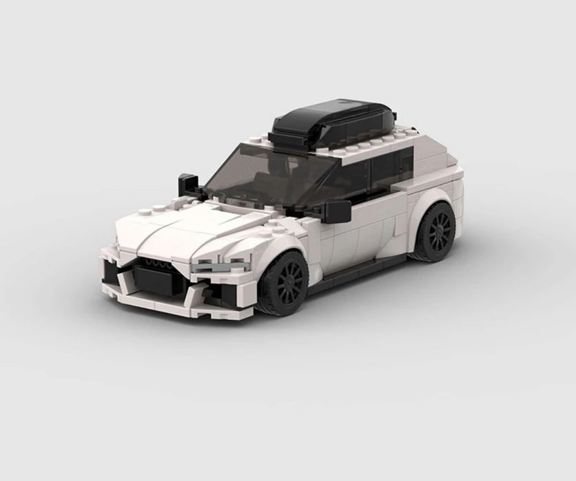 Auto autko samochód model z klocków na wzór LEGO Audi RS6