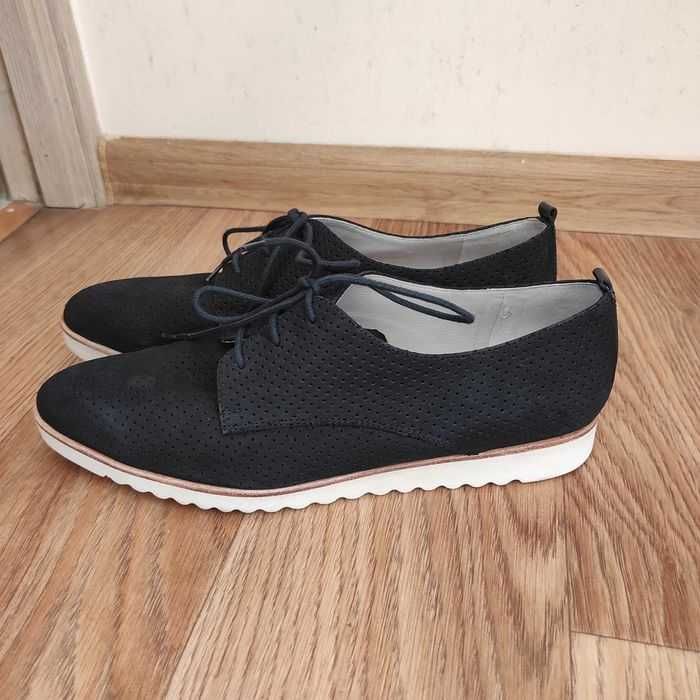 Туфлі нубук Navyboot