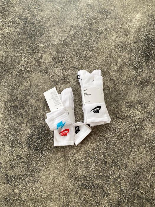 Носки Nike Everyday , білі носки найк