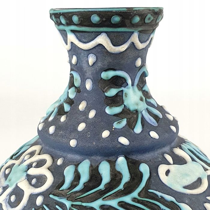 Wazon ceramiczny Marei Keramik ceramika Niemiecka Ręcznie malowany