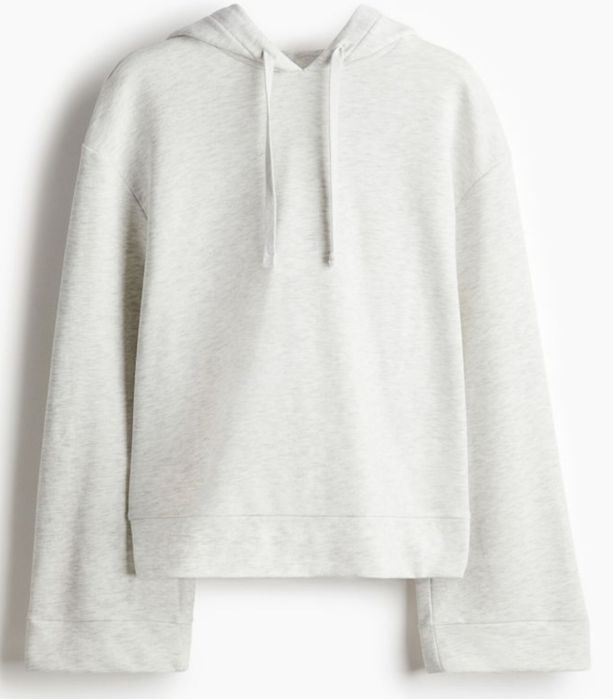 Bluzka bluza z kapturem szara S/36 H&M  nowa 76% bawełna