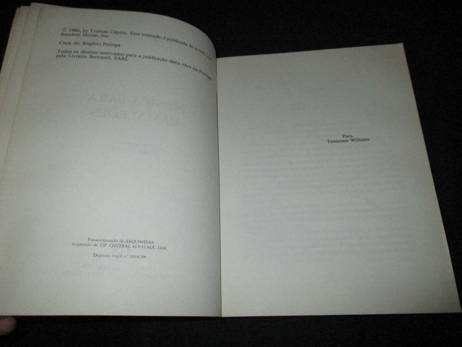 Livro Música para camaleões Truman Capote Bertrand