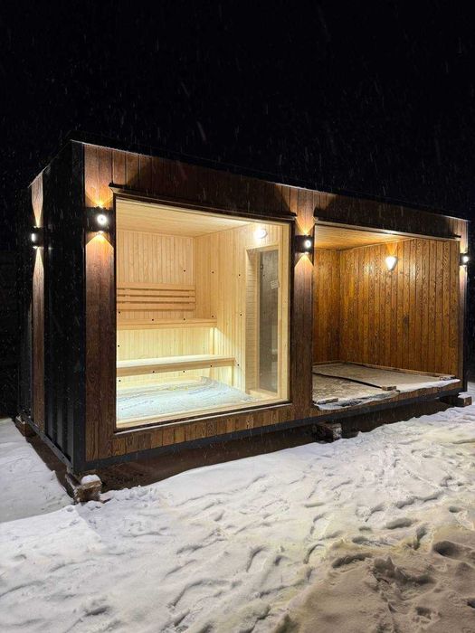 Банний комплекс. Баня з чаном на дровах. Спа комплекс. Джакузі. Офуро