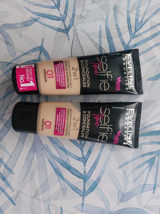 2x Podkład selfie time 01 porcelain Eveline