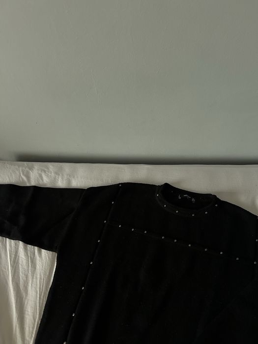 Czarny sweter cekiny Mango S/M