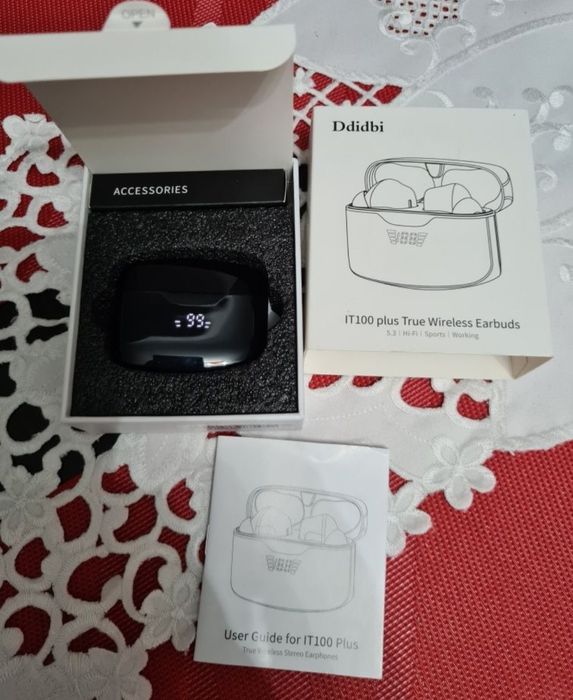 Słuchawki bezprzewodowe douszne marki Ddidbi IT100 PLUS
