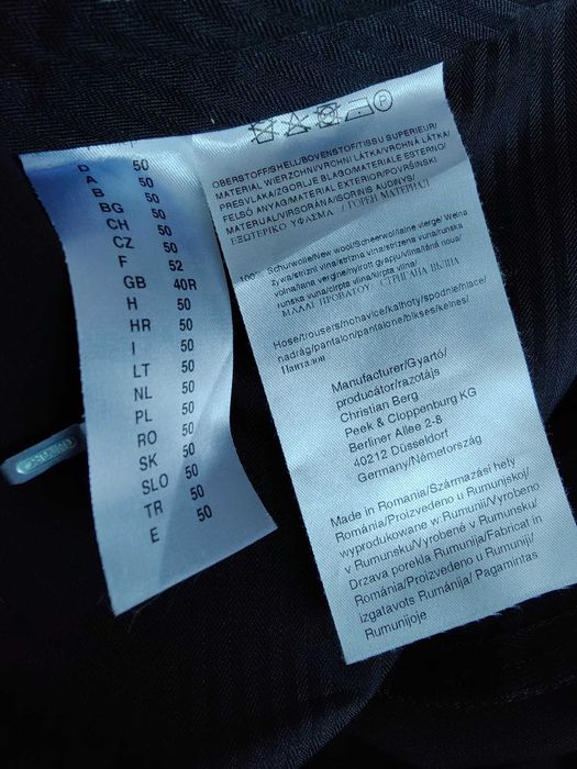 Джинсы брюки Christian Berg wool trousers Germany w34 .