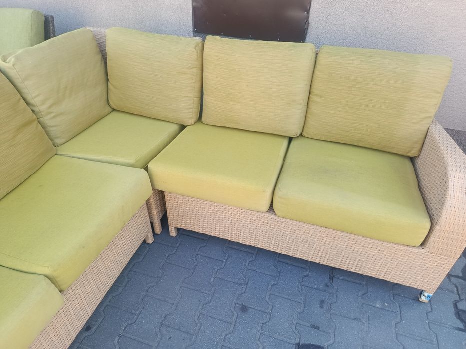 Meble ogrodowe narożnik ogrodowy 200x200 mocny solidny poduszki