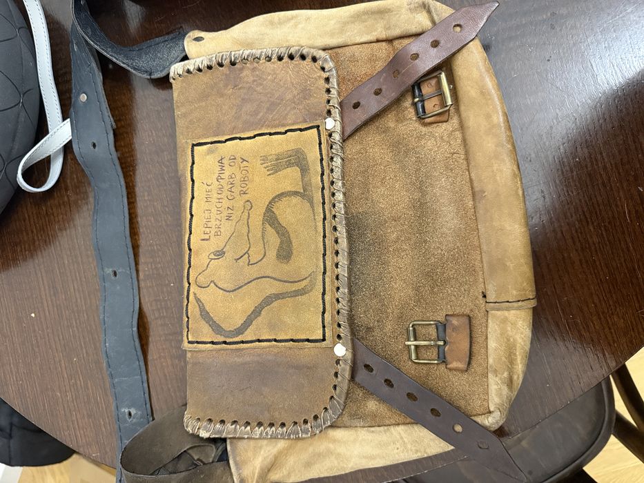 Ciekawa skórzana torebka