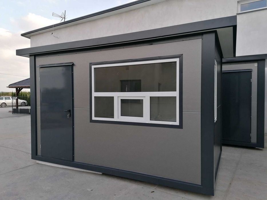 Pawilon kontener budka biuro stróżówka socjalny portiernia waga skup