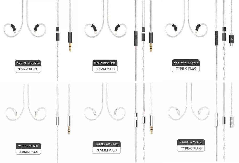 ‼️ Zhulinniao Silver-Plated OFC (2Pin 0.78) - кабель для IEM наушников