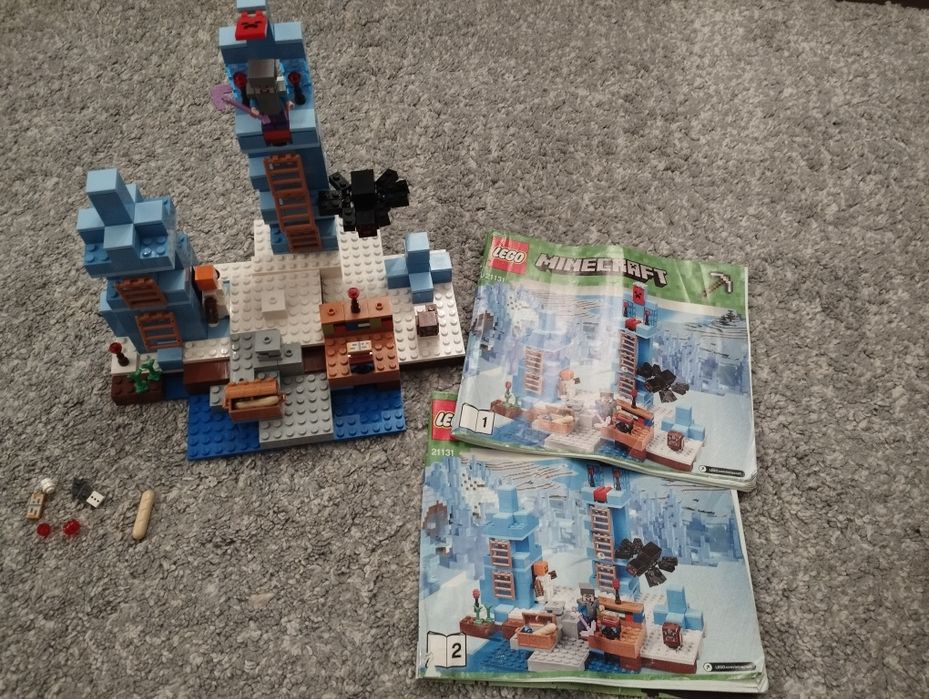 LEGO Minecraft oryginalne kompletne bez pudełka, instrukcja