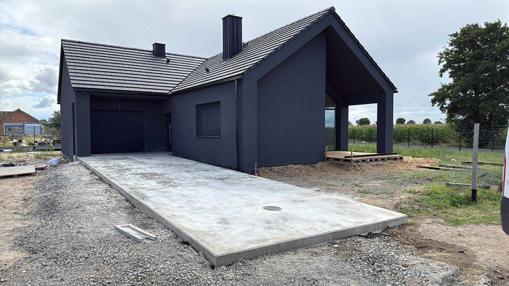 Alternatywa kostki brukowej betonowe podjazdy ścieżki tarasy posadzki