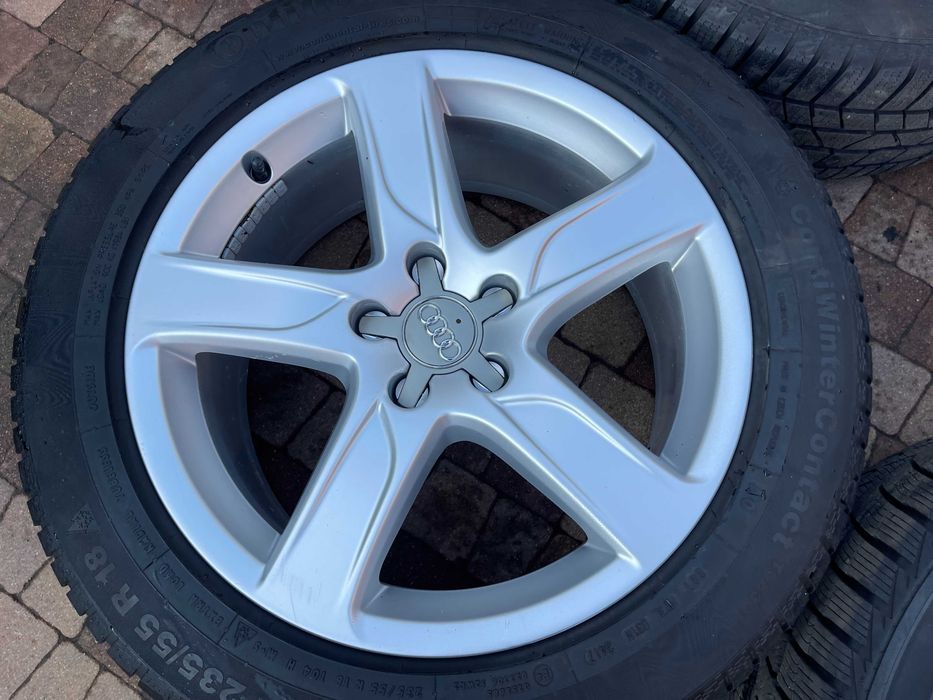 4055. Alufelgi 18" oryginalne Audi A6 C7 Q5 A4 B9 A8 8J ET41 5x112