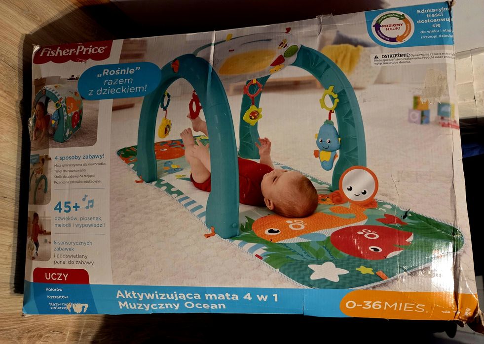 Fisher Price mata muzyczna muzyczny ocean