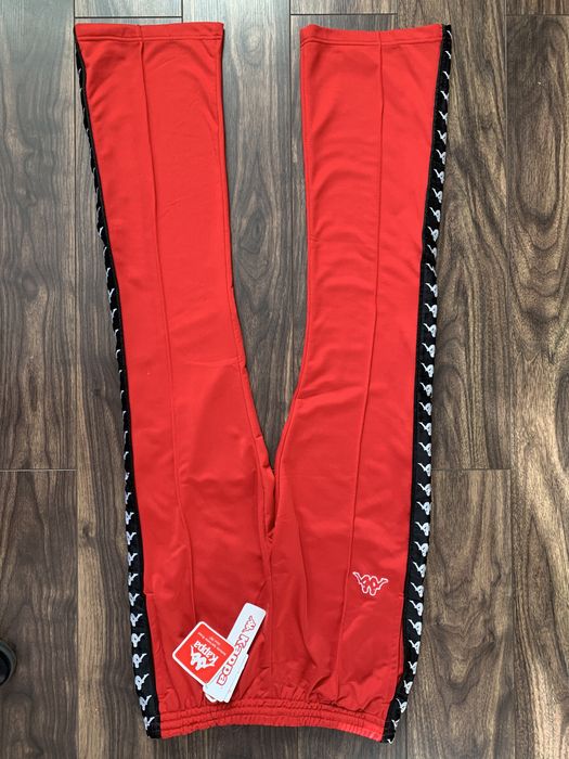 czerwone dresy KAPPA rozpinane