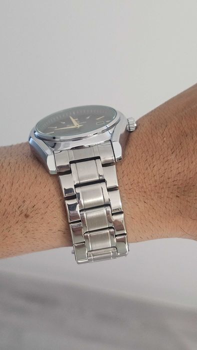 Relógio G S Verde e Dourado Quartz