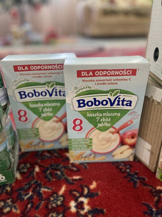 Дитяче харчування (каша, пюре) Bobovita, йогурт Humana