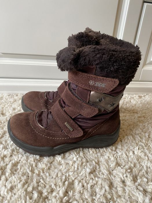 Шкіряні зимові чоботи / ботінки 32