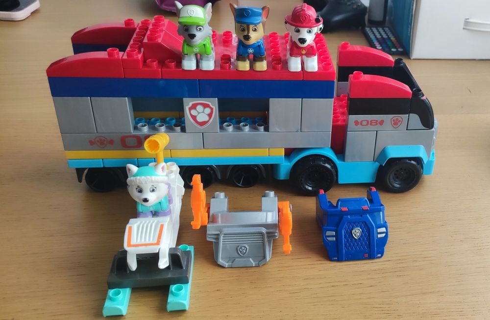 Klocki Psi Patrol Wóz Patrolowy Mega Bloks